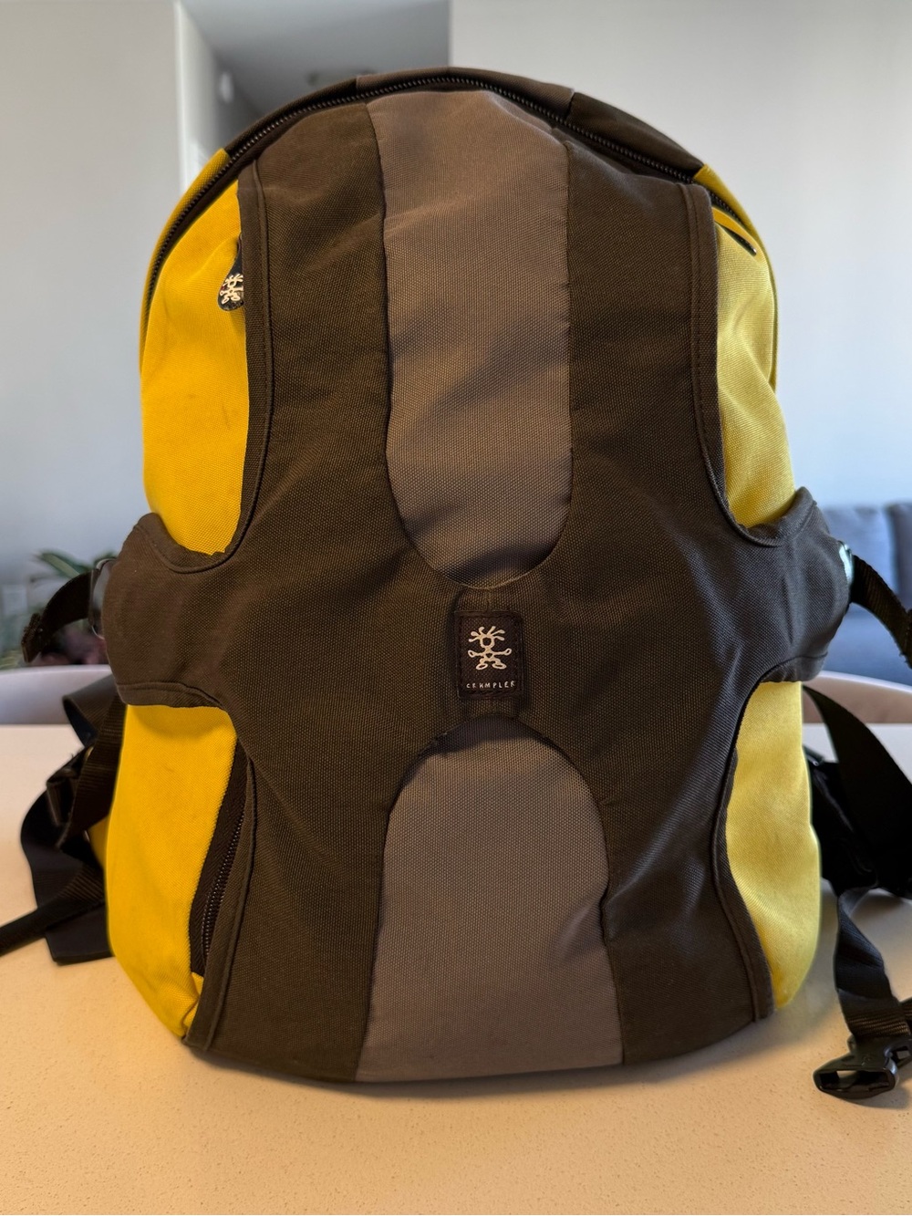 Crumpler Yellow & Gray Backpack